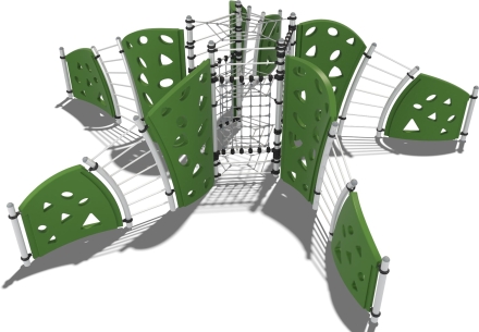 Спортивно-игровой комплекс Мрамор Papercut СРО009.00.1 для улицы, фото 1