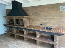 Печь Аристократ 730 S Радиальный кирпич красный