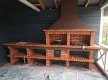 Печь Аристократ 730 S Радиальный кирпич красный