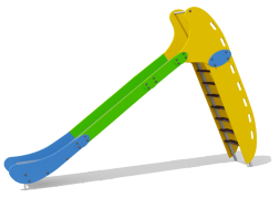 Детская горка Средняя ВСТ 1203 для игровой площадки, фото 4 Детская горка Средняя ВСТ 1203 для игровой площадки, фото 4