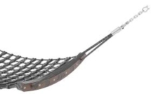 Гамак из каната и пластиковых соединителей 3346x920x812 мм для детской площадки