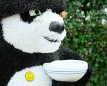 Топиари панда Кунг-фу - газон Eco Топиари панда Кунг-фу - газон Eco