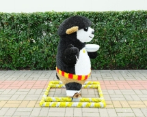 Топиари панда Кунг-фу - газон Eco Топиари панда Кунг-фу - газон Eco