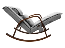 Массажное кресло качалка FUJIMO F2002 МСX Time2Chill Grey (Tailor 7) Вишня Массажное кресло качалка FUJIMO F2002 МСX Time2Chill Grey (Tailor 7) Вишня