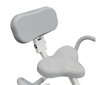 Велотренажер X-Bike DFC DavCreator Max PRO, бело-голубой