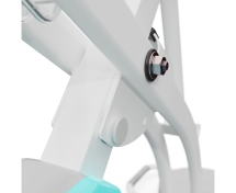 Велотренажер X-Bike DFC DavCreator Max PRO, бело-голубой