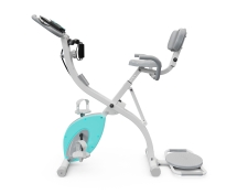 Велотренажер X-Bike DFC DavCreator Max PRO, бело-голубой