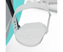 Велотренажер X-Bike DFC DavCreator Max PRO, бело-голубой