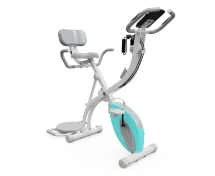 Велотренажер X-Bike DFC DavCreator Max PRO, бело-голубой