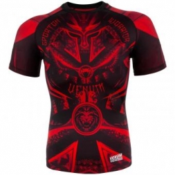 Рашгард Venum Gladiator Black/Red S/S, фото 1
