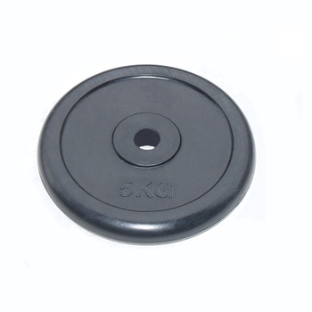 Диск JOHNS d26/d51 мм черный обрезиненный, 5кг, фото 1