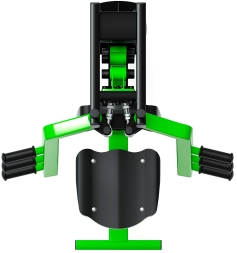 Бабочка (зеленый) - Уличный тренажер - СТ 028-12.И1, фото 5 Бабочка (зеленый) - Уличный тренажер - СТ 028-12.И1, фото 5