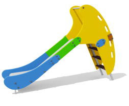 Детская горка Малая ВСТ 1202 для игровой площадки, фото 3 Детская горка Малая ВСТ 1202 для игровой площадки, фото 3