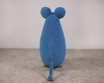 Топиари Мышка вертикальная, h=130 см - газон Eco Топиари Мышка вертикальная, h=130 см - газон Eco