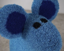 Топиари Мышка вертикальная, h=130 см - газон Eco Топиари Мышка вертикальная, h=130 см - газон Eco