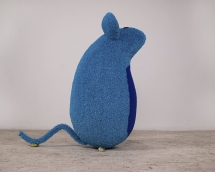 Топиари Мышка вертикальная, h=130 см - газон Eco Топиари Мышка вертикальная, h=130 см - газон Eco