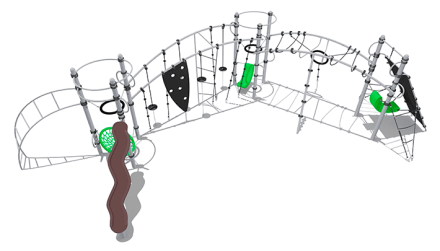Спортивный комплекс ВСТ 7710 для спортивной площадки, фото 1