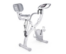 Велотренажер X-Bike DFC DavCreator Max, бело-серый
