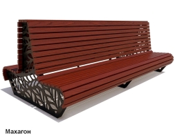 Скамейка уличная Ялта, Сосна 2 м, фото 4