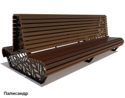 Скамейка уличная Ялта, Сосна 2 м, фото 5