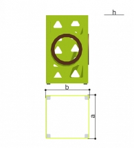 Игровой модуль Romana Домик 115.04.00 для уличных спортивных площадок