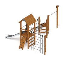 Игровой комплекс (лиственница темный) ДИК 2.24.05-Л.И1.01