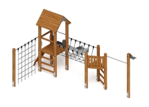 Игровой комплекс (лиственница темный) ДИК 2.24.05-Л.И1.01