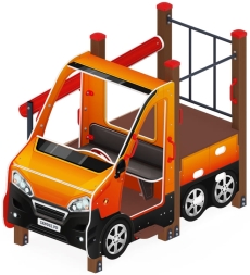 Машинка (оранжевая) - Беседка машинка - МФ 10.03.06-01, фото 1 Машинка (оранжевая) - Беседка машинка - МФ 10.03.06-01, фото 1