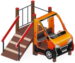 Машинка (оранжевая) - Беседка машинка - МФ 10.03.06-01, фото 2 Машинка (оранжевая) - Беседка машинка - МФ 10.03.06-01, фото 2