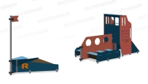 Игровой комплекс Romana Баржа 057.75.00 для детской площадки