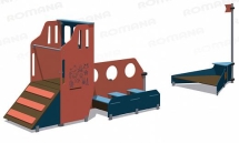 Игровой комплекс Romana Баржа 057.75.00 для детской площадки