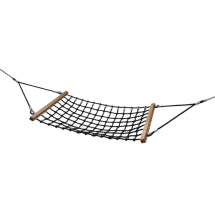 Гамак Hammock из армированного каната 161х100 см без столбов для детской площадки
