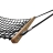 Гамак Hammock из армированного каната 161х100 см без столбов для детской площадки