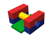 Мягкий спортивный модуль «Преграда» Мягкий спортивный модуль «Преграда»