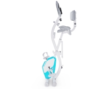 Велотренажер X-Bike DFC DavCreator Max, бело-голубой 