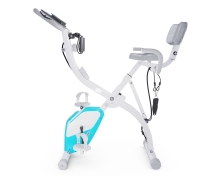Велотренажер X-Bike DFC DavCreator Max, бело-голубой 