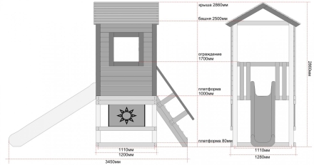 Игровой комплекс серия А модель 1, фото 6