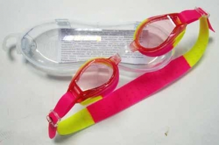 Очки для плавания детские Cliff G439 красно-желтые, фото 1