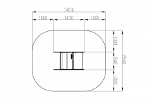 Кабриолет - Качалка на пружине двухместная машинка - ИО 23.03.02-02.И1