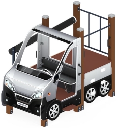 Машинка (серая) - Беседка машинка - МФ 10.03.06-02, фото 1 Машинка (серая) - Беседка машинка - МФ 10.03.06-02, фото 1