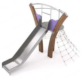 Горка из нержавеющей стали размером 2325х725 мм, фото 6