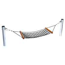 Гамак Hammock из армированного каната 161х100 см со столбами для детской площадки Гамак Hammock из армированного каната 161х100 см со столбами для детской площадки