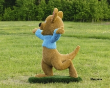 Топиари кенгуренок Мируша - газон Eco Топиари кенгуренок Мируша - газон Eco