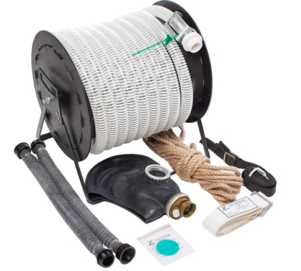 Шланговый дыхательный аппарат Бриз-Кама СИЗОД Бриз-0304 ПШ-20, лицевая часть ШМП, шланг ПВХ 500315104, фото 1