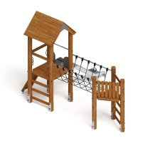 Игровой комплекс (лиственница темный) ДИК 2.24.05-Л.01.И1.01