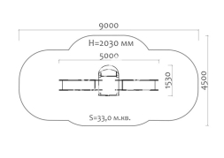 Горка двойная Солнышко 08412 для детской площадки, фото 3