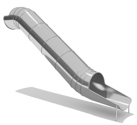 Горка из нержавеющей стали ГГТН-765.2000.003 для детской площадки, фото 1