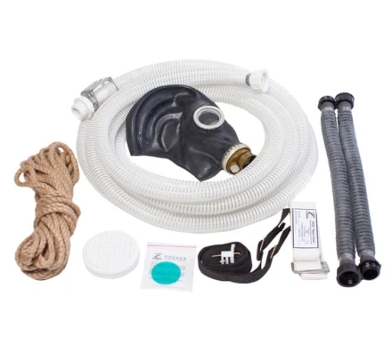 Шланговый дыхательный аппарат Бриз-Кама СИЗОД Бриз-0301 ПШ-1С, лицевая часть ШМП, шланг ПВХ 510312104, фото 1