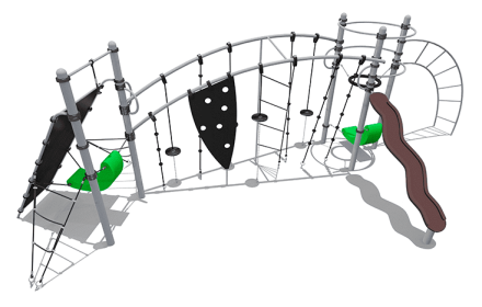 Спортивный комплекс ВСТ 7714 для спортивной площадки, фото 1