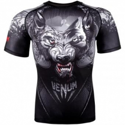 Рашгард Venum Werewolf Black/Grey S/S, фото 1